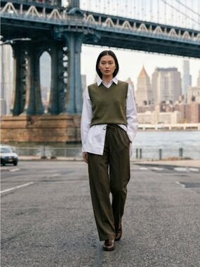 Zara Wide-Leg Drawstring Pants